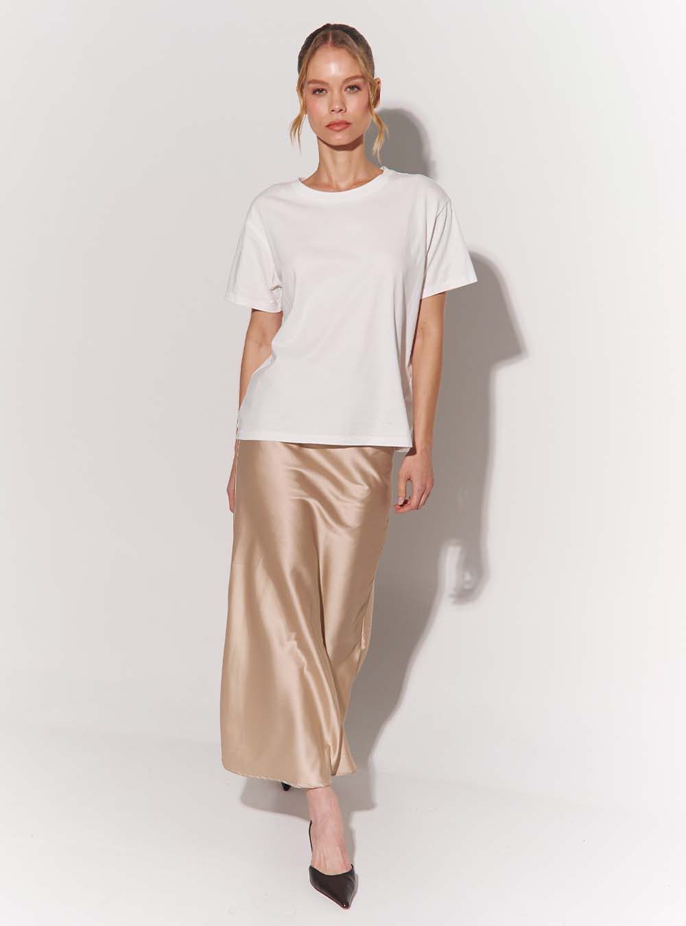 Seda midi skirt